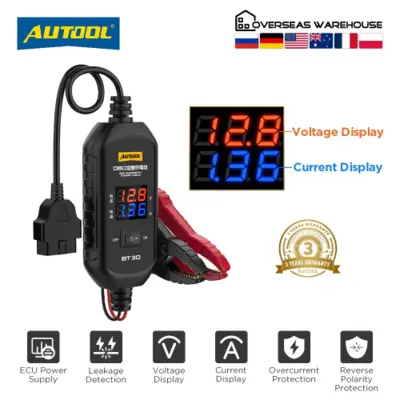 Image de Autool BT30 Pro - Économiseur de Batterie & Connecteur ECU