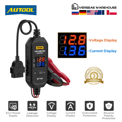 Image de Autool BT30 Pro - Économiseur de Batterie & Connecteur ECU