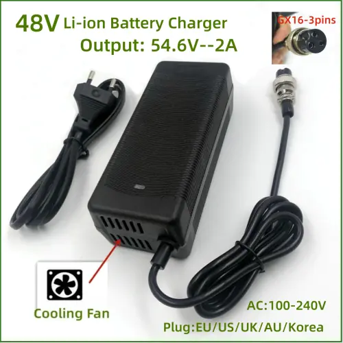 Image de Chargeur 48V pour Kugoo M4, X1, M4 Pro & Speedway