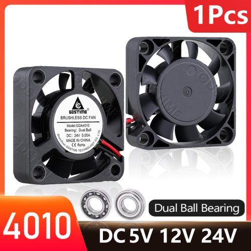 Afbeelding van 40 mm USB Koelventilator - Compacte Koeling voor 3D Printer, NAS & DVR