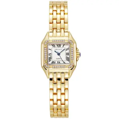 Montre Femme Luxe Quartz Acier Inoxydable - Élégance & Précision