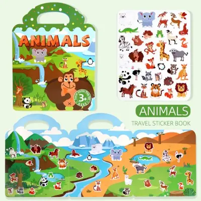 Image de Sticker Portable Silencieux pour Enfants - Jouet Éducatif DIY