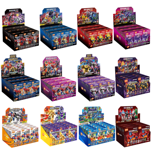Zdjęcie Figurki Transformers Blokees – Optimus Prime, Megatron, Unicron, Shockwave, Skywarp, Sludge, Grimlock, Metroplex – Zabawki Akcji, Model Anime, Zabawki Konstrukcyjne dla Dzieci i Fanów
