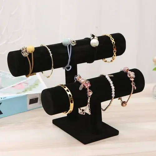 Image de Organiseur de Bijoux Élégant - Présentoir Table Montres & Bracelets