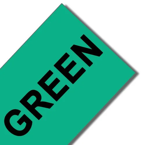 Negro sobre verde