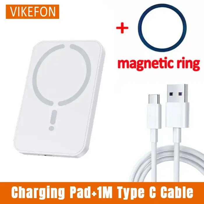 Image de Chargeur Voiture Magnétique 100W Sans Fil pour iPhone