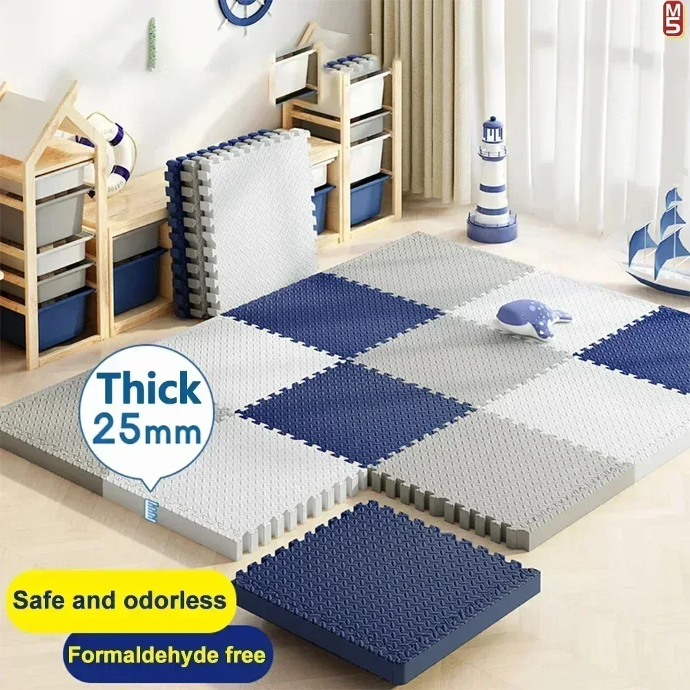 Tapis de Jeu Antidérapant pour Bébé - 8 Pièces Écologique