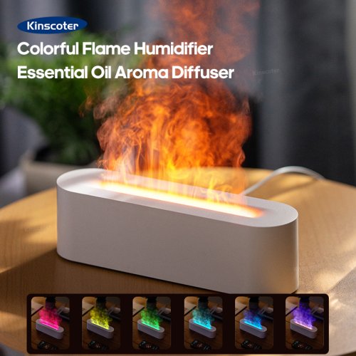 Immagine di Diffusore Aromaterapico con Fiamma LED Colorata 150ml