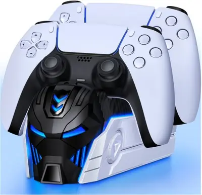 Image de Chargeur pour DualSense PS5 - Support de Charge pour Manette