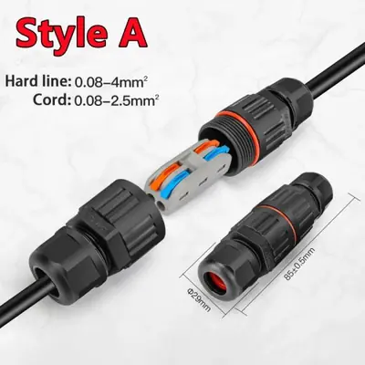 Connecteur IP68 Étanche pour LED - Rapide & Facile à Installer