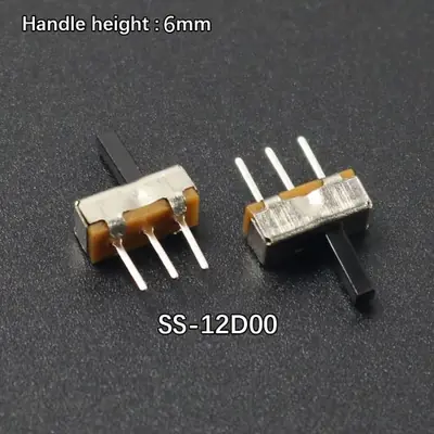 Image de Mini Interrupteur Coulissant 3 Broches - 10/100 Pièces