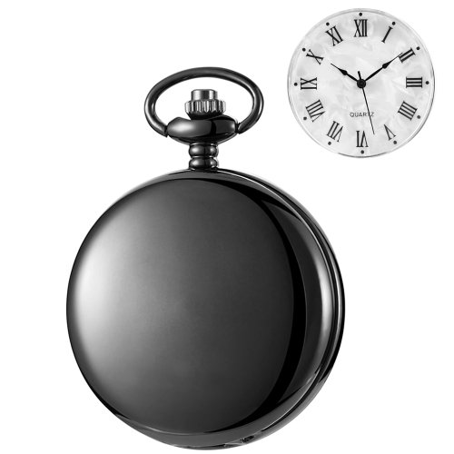 Imagen de Reloj de Bolsillo Clásico Negro - Elegancia Vintage