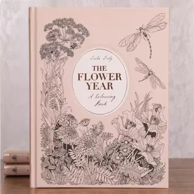 Image de Livre de Coloriage The Flower Year - Art Graffiti pour Tous
