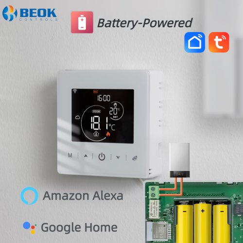 Bild von Intelligenter Thermostat mit WLAN – Energieeffizient & Kompatibel mit Alexa & Google Home