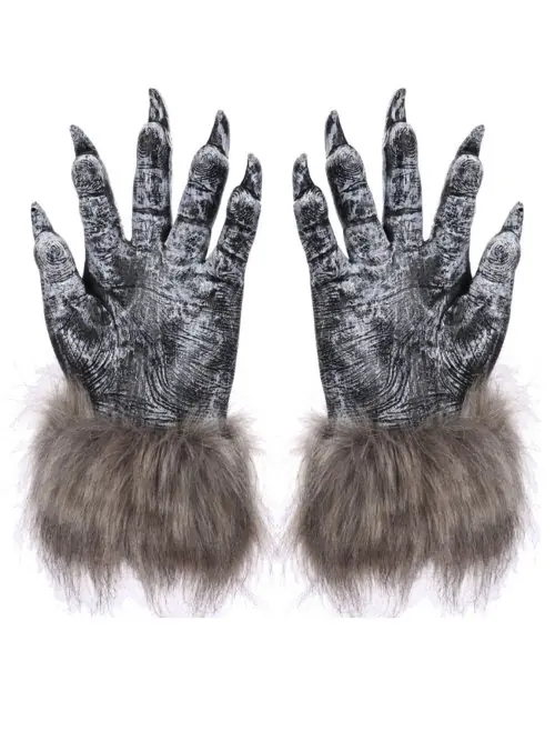 Image de Gants de Loup-Garou Halloween - Effet Terrifiant