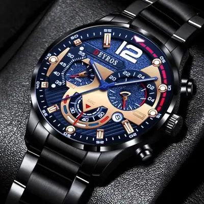 Image de Montre Homme Acier Inoxydable - Élégance & Précision