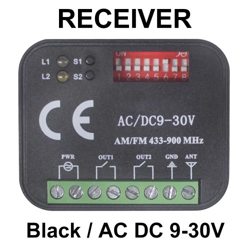AC DC 9-30V Black