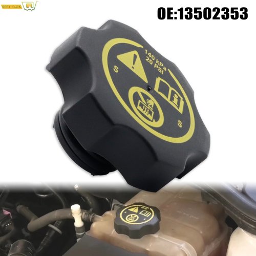 Imagen de Tapa del Tanque de Expansión del Radiador Compatible con Vauxhall Trax, Astra, Insignia, Corsa, Zafira, Meriva, Mokka, Ampera, Adam y Buick - Ref. 13502353