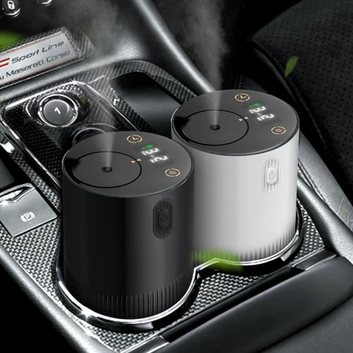 Imagen de Difusor de Aceites Esenciales Portátil con Tecnología Ultrasónica y Recarga por USB – Ambientador Natural para Hogar, Oficina y Coche