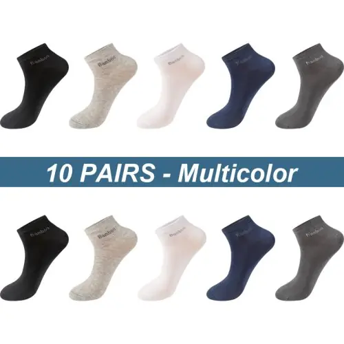 10 PAIRES Multicolores