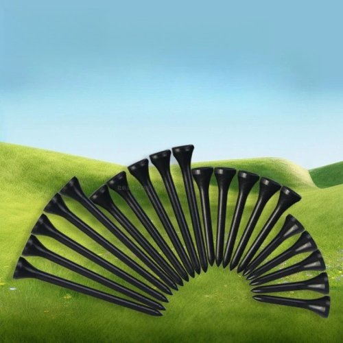 Afbeelding van 50 stks Golf Tees Plastic Slagvast Glasvormige Balhouder met Lage Weerstand Vliegen Verder 42/54/70/80mm TX008