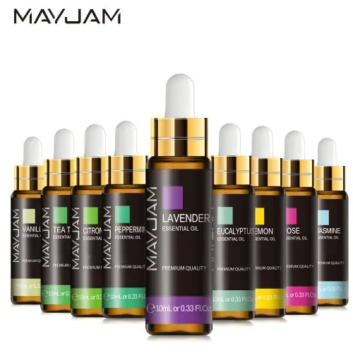 Image de Huile Essentielle Mixte 10ml - Lavande, Jasmin, Eucalyptus & Plus