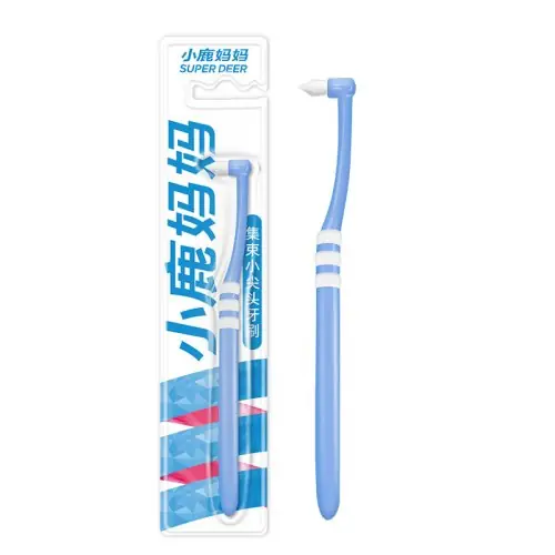 Image de Brosse à dents orthodontique pointue pour un nettoyage parfait