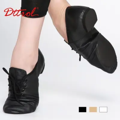 Image de Chaussures de Danse Jazz & Ballet en Cuir - Hommes, Femmes, Enfants