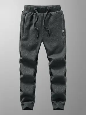 Image de Pantalons de Survêtement Hiver Homme - Épais, Chaud, Grande Taille