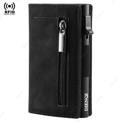 Image de Portefeuille RFID Homme - Aluminium Mince & Élégant
