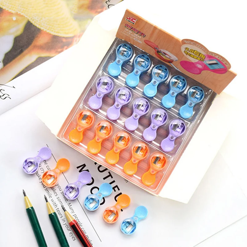 Zdjęcie Mini Ołówki Automatyczne 2,0 mm – Przenośne, Kawaii, Idealne do Szkoly i Biura, Zestaw 10/20/30 Sztuk z Temperówką