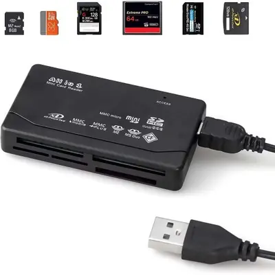 Image de Lecteur de Carte USB-C 8 en 1 Ultra Rapide
