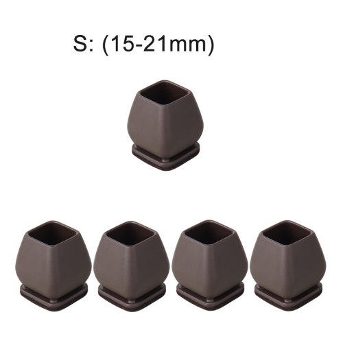 Imagen de Protectores de Suelo para Patas de Silla y Mesa con Almohadillas de Fieltro Grueso y Cubierta de Silicona – 8 Unidades para Proteger el Piso en Casa y Oficina