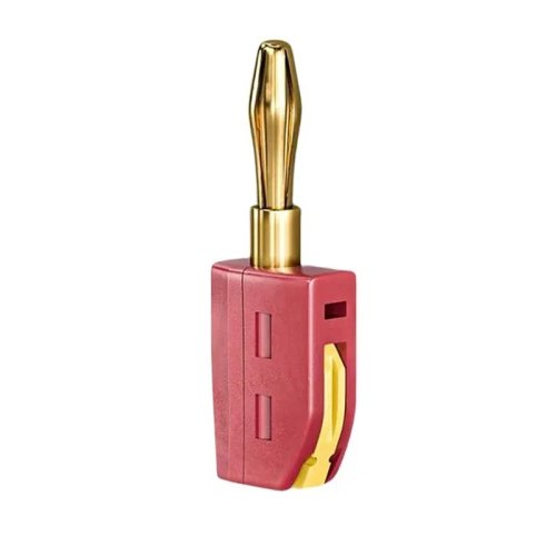 Imagen de 1-10 Uds. Conector Banana sin soldadura, conexión de cable rápido de 4mm, conectores Banana de cobre...