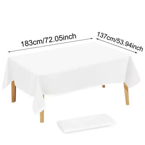 Image de Nappe Jetable Multicolore 137x183 cm - Décoration de Table pour Fêtes
