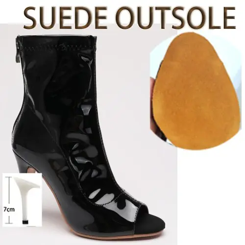 Image de Bottes de Danse Latine Élégantes à Talons Hauts