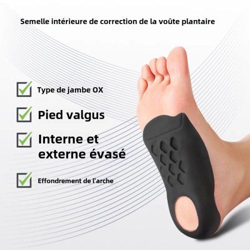 Afbeelding van Orthopedische Inlegzolen voor Platte Voeten - Steunzolen met Zoolpads voor Versterkte Voetverzorging, Unisex Binnenzolen voor Schoenen, 1 Paar