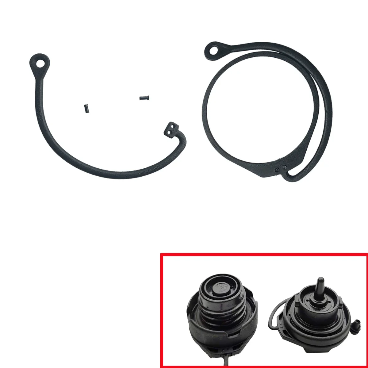 Imagen de Cuerda de Tapa de Tanque de Combustible Diésel Compatible con Seat, Skoda, Volkswagen y Audi – Repuesto Original y Resistente