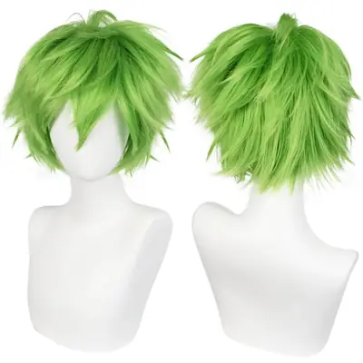Image de Perruque Cosplay Courte Synthétique - Multicolore & Lisse