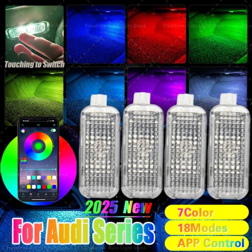Afbeelding van RGB Voetenruimteverlichting voor Audi - HD Zitlamp