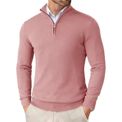 Image de Sweat zippé homme coupe ajustée - Style urbain & confort