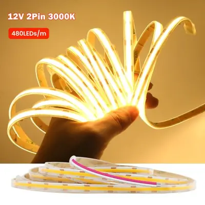 Image de Ruban LED COB Étanche IP67 - 480 LEDs/m - 3000K/4000K/6000K