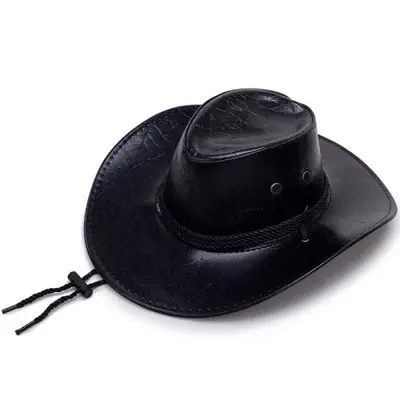 Image de Chapeau de Cowboy Cosplay Noir & Marron