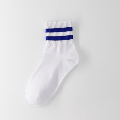 Image de Chaussettes Vintage Sport Homme Blanc Noir