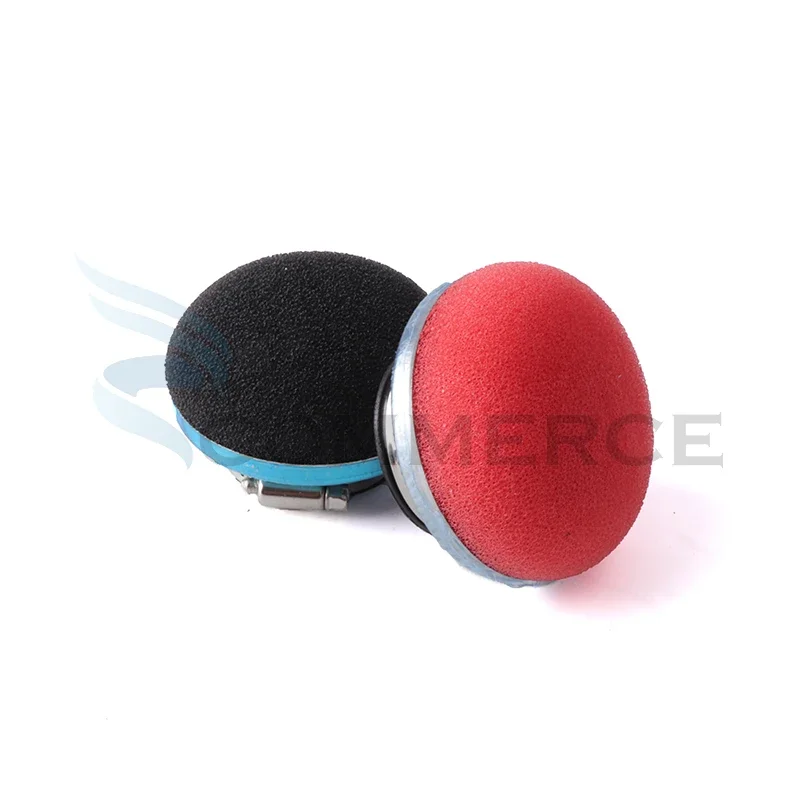 Immagine di Filtro Aria in Schiuma per Moto 2 Tempi – Dritto, Dimensioni 28-58 mm, Pulitore Incluso per Pocket Bike, Mini Moto e Scooter