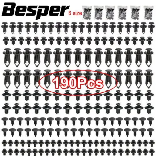 Image de Kit 190 Clips Auto - Réparation & Montage Facile