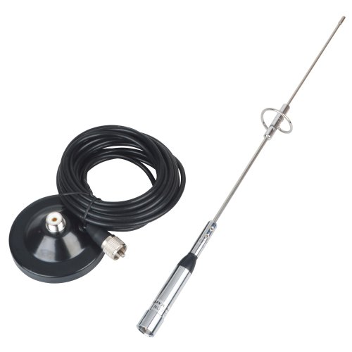 Image de Antenne Mobile VHF/UHF 144-430 MHz avec Câble RG58