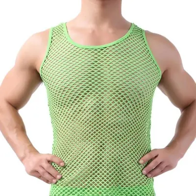 Image de Sous-vêtement Homme en Résille Transparente - Style Élégant & Séduisant