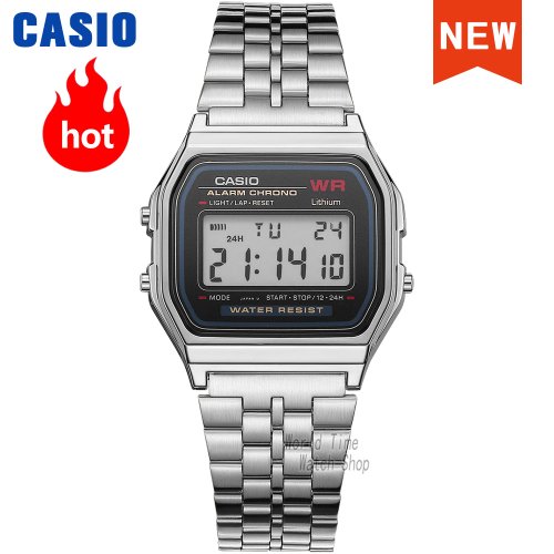 Immagine di Orologio da Uomo Casio Digitale LED Impermeabile con Display al Quarzo - Orologio Sportivo Militare di Lusso per Uomini