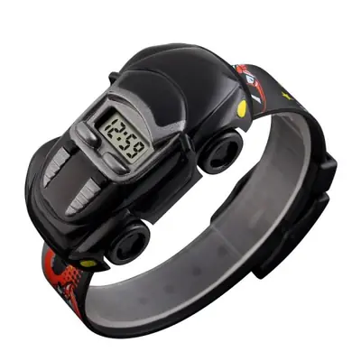 Image de Montre Enfant Colorée & Amusante - Design Voiture